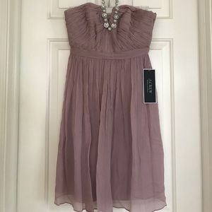 NWT Orchid J. Crew Chiffon Bridesmaid Dress